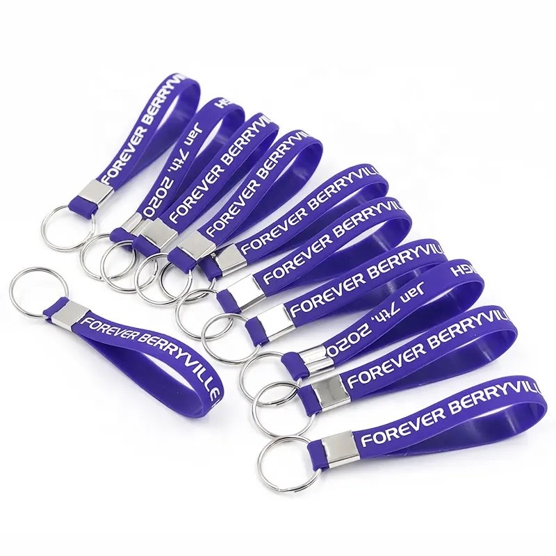 Custom Printed Wristband Keychains Wristbands