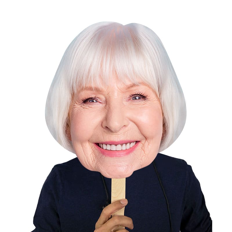 Face Cutout Hand Fans Hand Fans