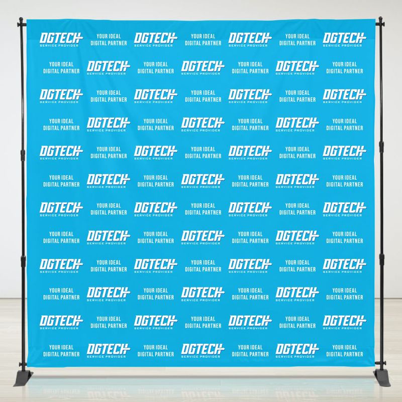 8ft X 8ft Step &amp;amp; Repeat Fabric Banner