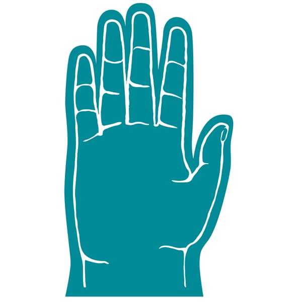 Teal - Cheering Accessories-cheering Mitts