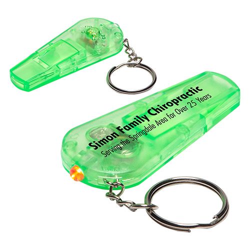 Green - Key Holders-with Whistle