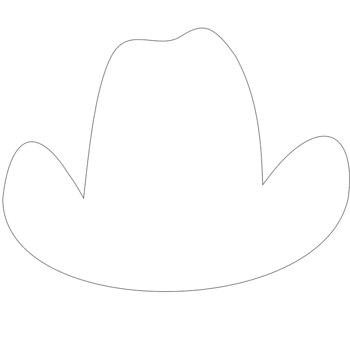 Cowboy Hat Hand Fans - Hand Fan