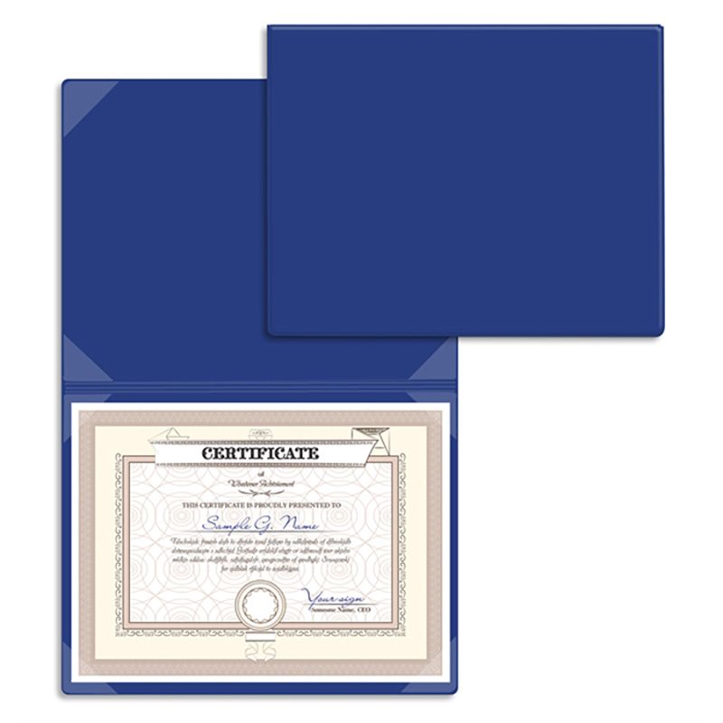 Royal Blue - Diploma Holder