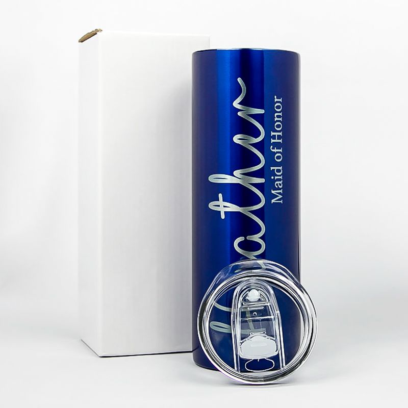 20 Oz. Laser Engraved Stainless Steel Tumblers with Individual Wrapping - Laser Engraved