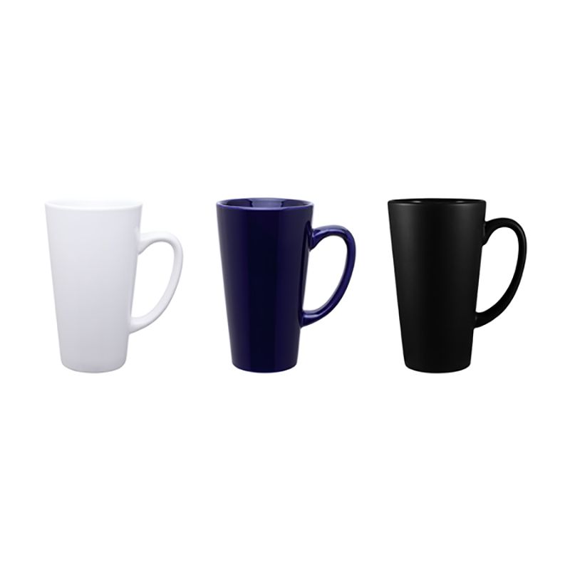 Tall Ceramic Latte Mug - 16 oz. - Coffee Cup