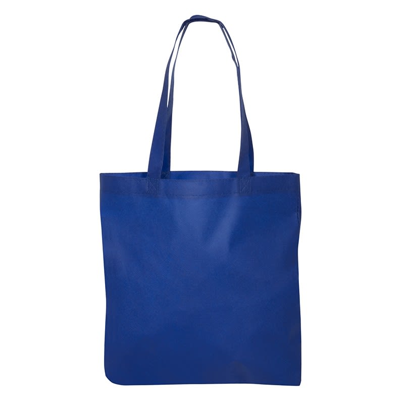 Royal Blue Non-Woven Value Tote - Blank - Tote Bags