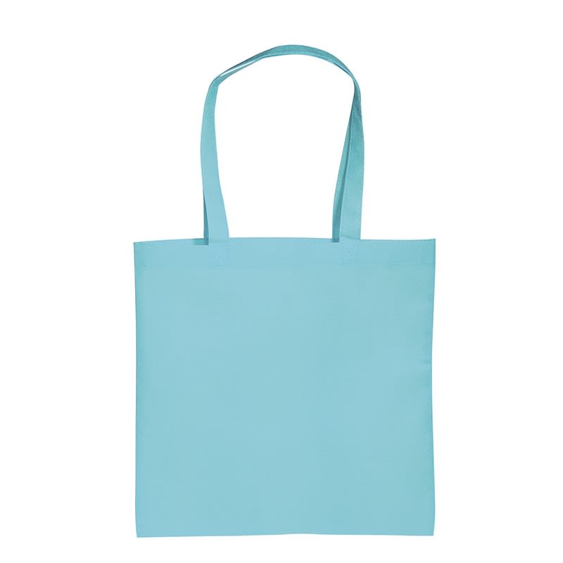 Teal Non-Woven Value Tote - Blank - Tote Bags