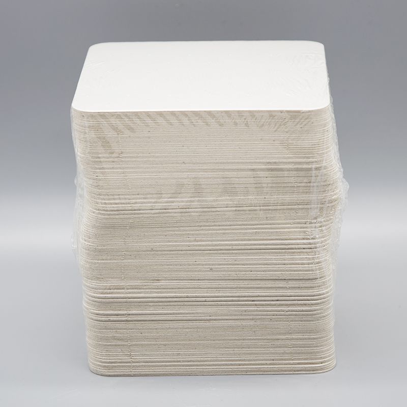 Blank 4 Inch Square 40pt Pulpboard Coasters Pack - Blank Pulpboard Coasters