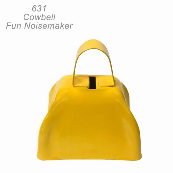 Cowbell Noisemaker - Yellow - Party Supplies