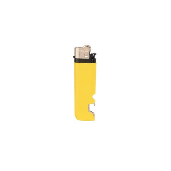 Standard Lighter With Bottle Openers - Yellow - Printed
