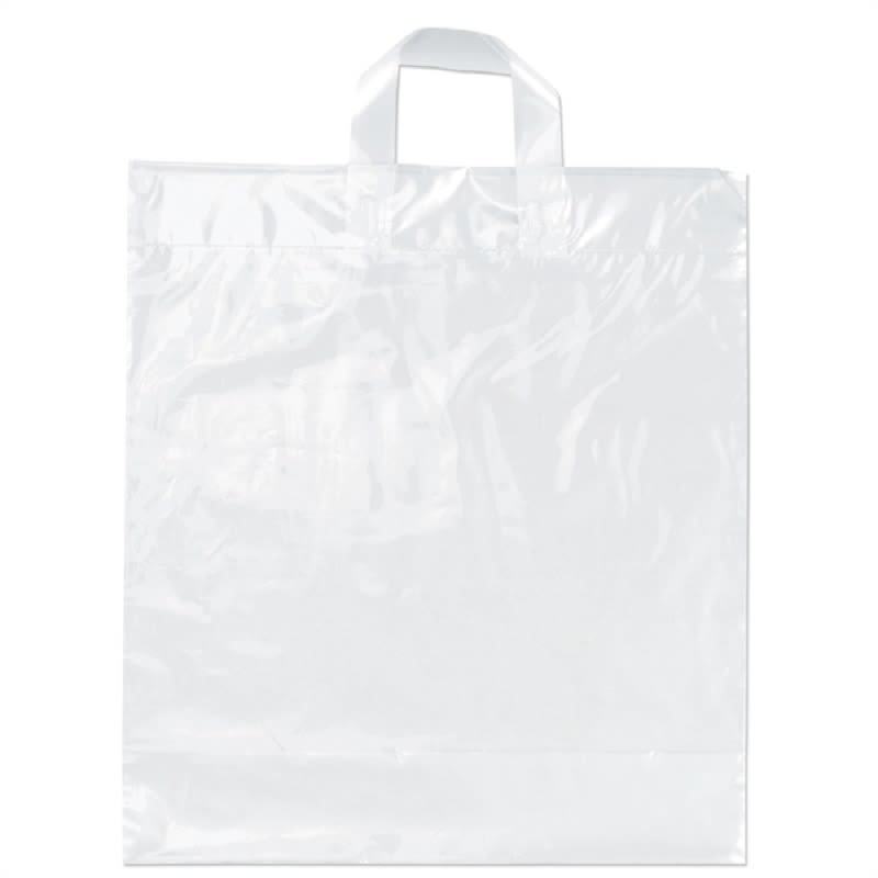 Moose Soft Loop Handle Plastic Bags - Clear - 