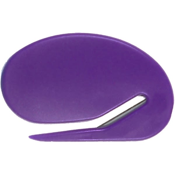 Jumbo Size Oval Letter Openers - Purple - Cutter