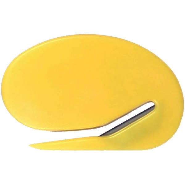 Jumbo Size Oval Letter Openers - Yellow - Paper