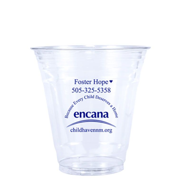 12 Oz. Eco-Friendly Clear PLA Plastic Cups