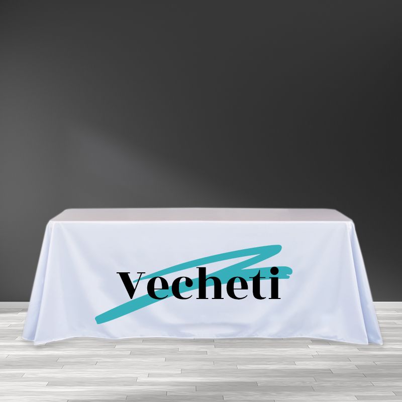 6ft Trade Show Table Cover - Full Color Imprint