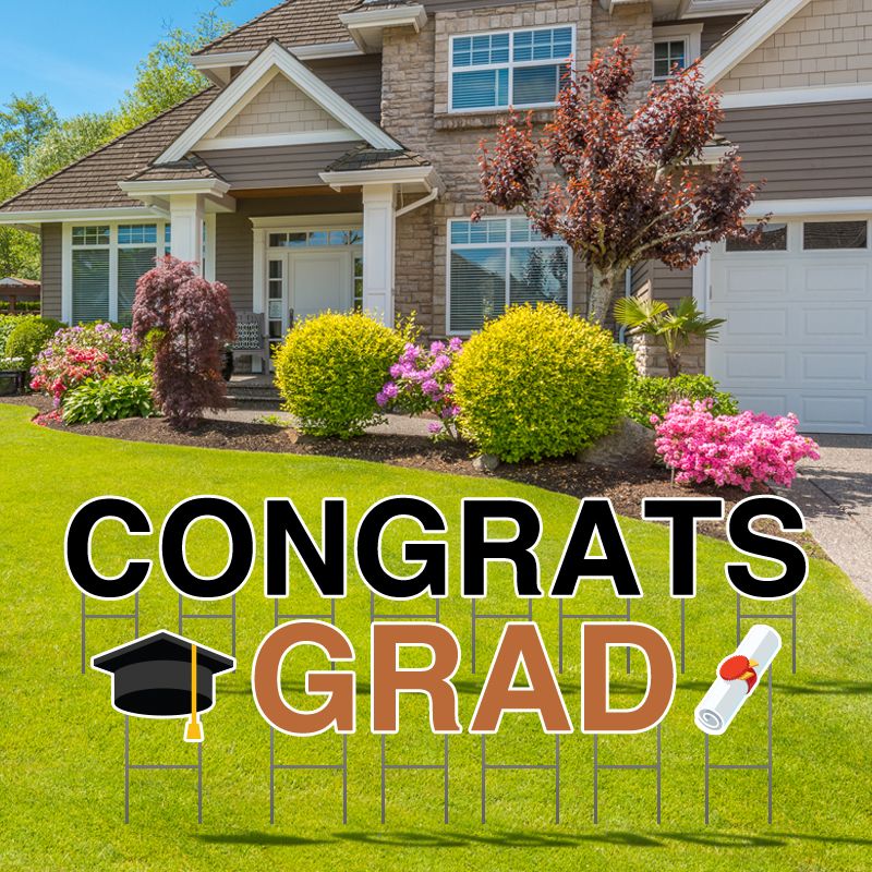Congrats Grad Yard Letters