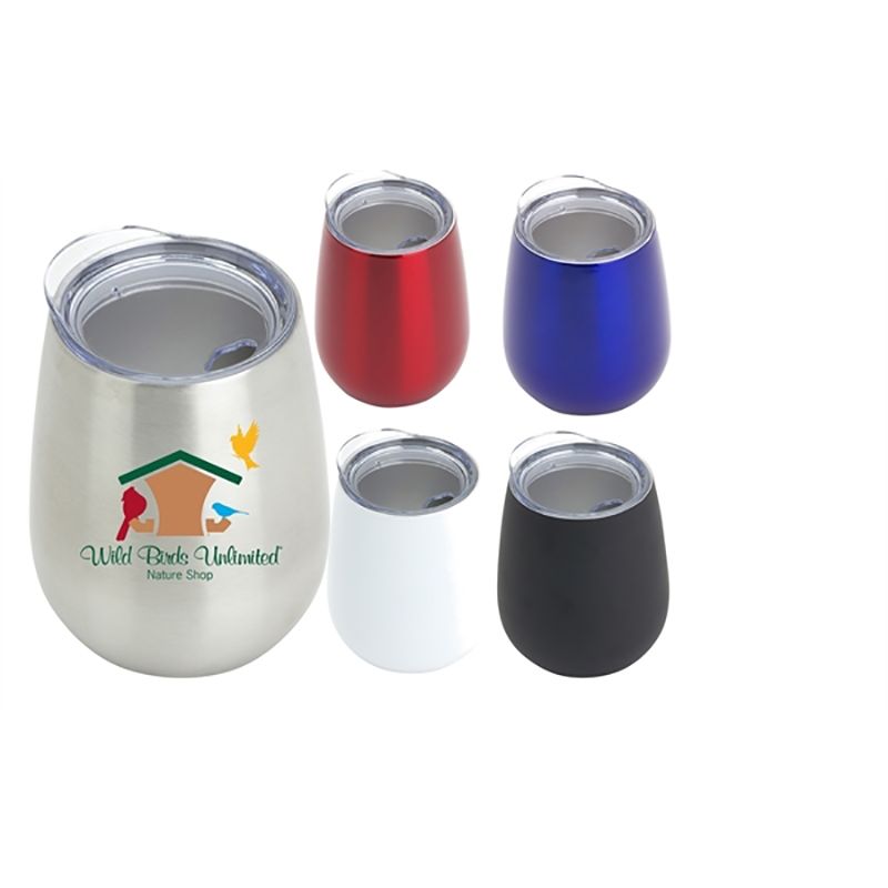 Custom 12 Oz Double Wall Stainless Wine Tumblers