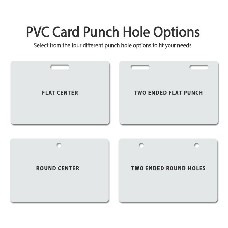 Punch Hole Options - Pvc Card
