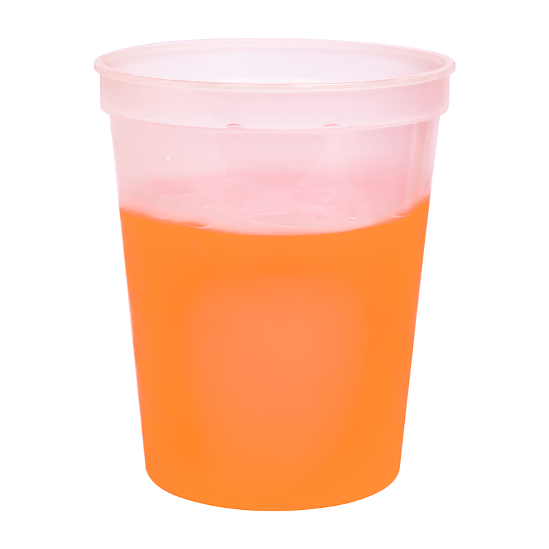 3_Natural To Orange - Plastic Cup