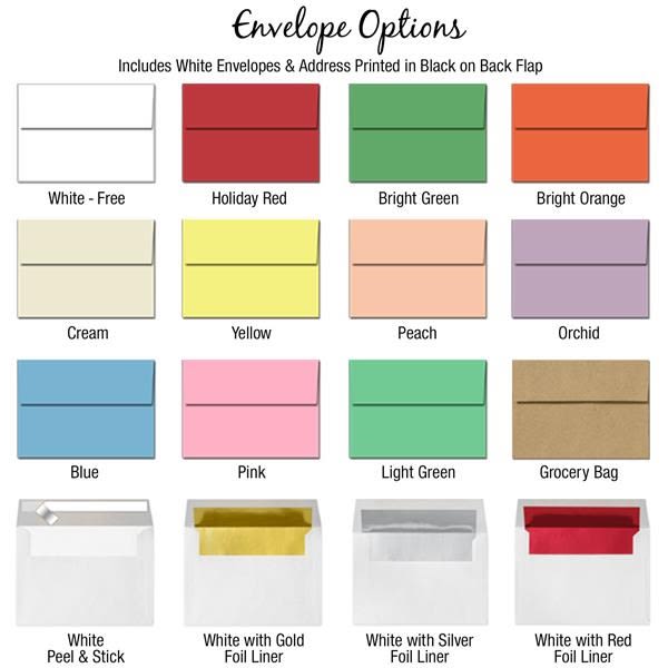 Envelope Upgrade Options - 