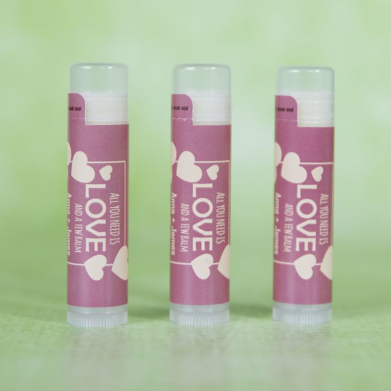 Translucent Flavored Beeswax Lip Balm with One Imprint Color - Lip