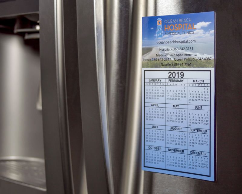 1 Full Color Calendar Magnet - 