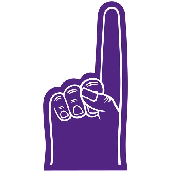Purple - Cheering Accessories-cheering Mitts