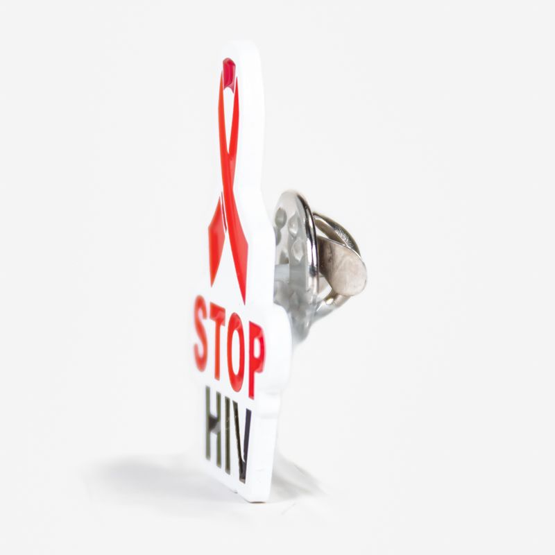 Side View with Backing - Stop Hiv