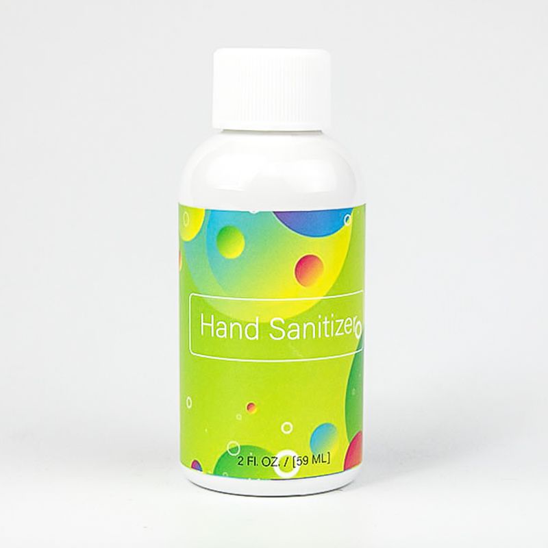 2 Oz Hand Sanitizers with Full Color Custom Label - Beauty Aids-skin