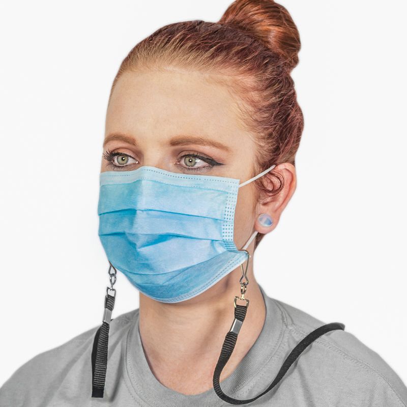 05_Disposable Face Mask With Lanyard_3Ply - Face Masks