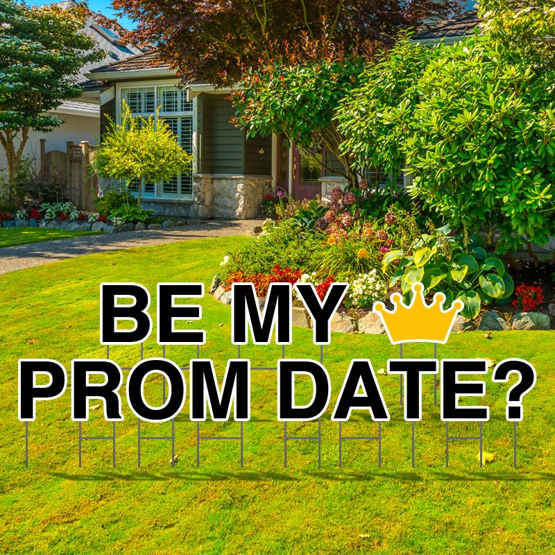 Be My Prom Date Yard Letters - Prom