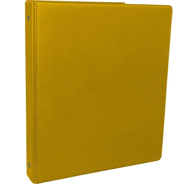 1 Inch Round 3-Ring Binder with Pockets_Tan - Office