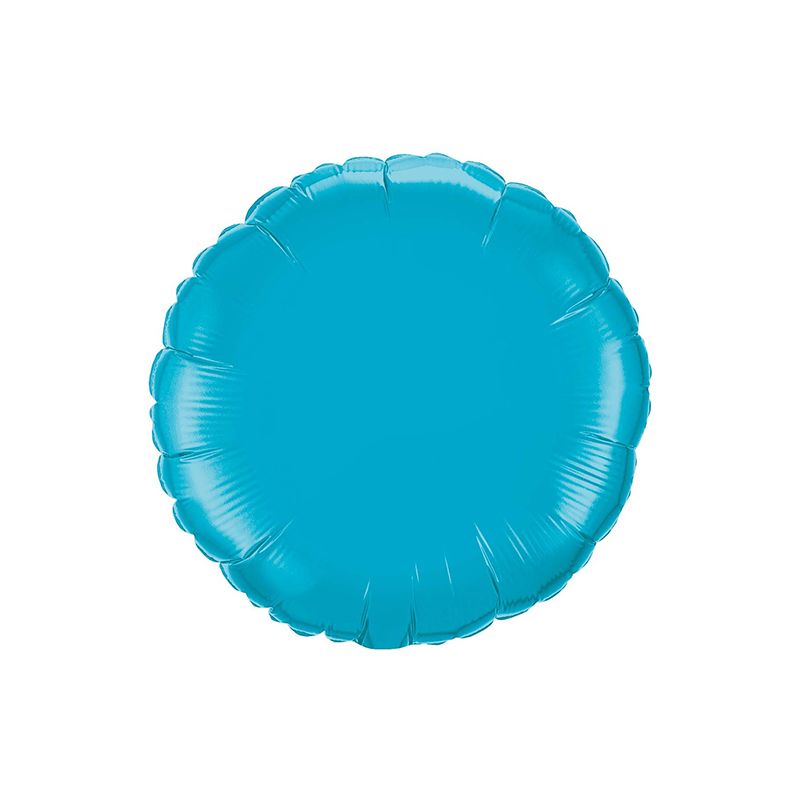 Turquoise Round - Balloons