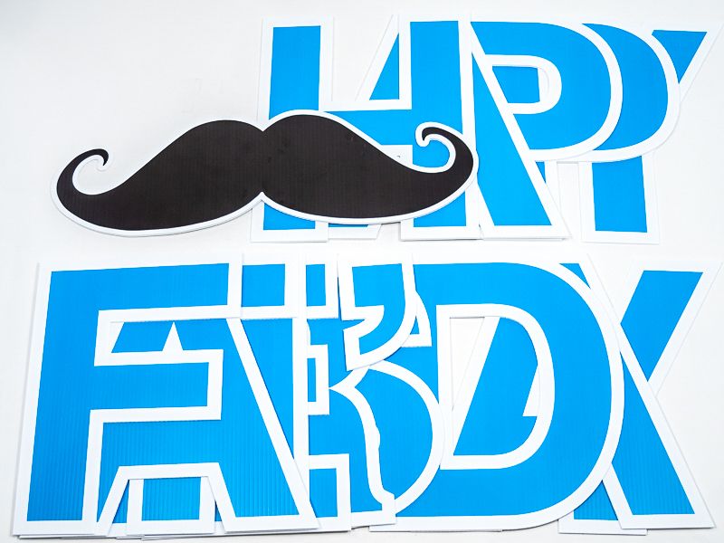 Pre-Packaged Happy Father&rsquo;s Day Yard Letters - Father's Day
