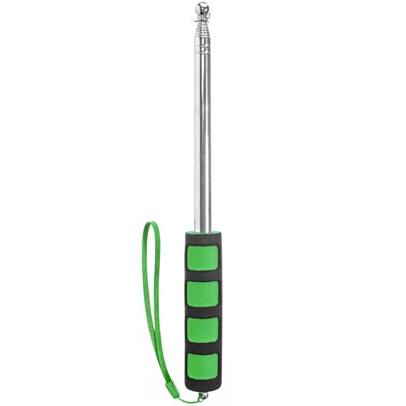 Handheld Telescopic Flag Pole_Black-Green - Flags Custom
