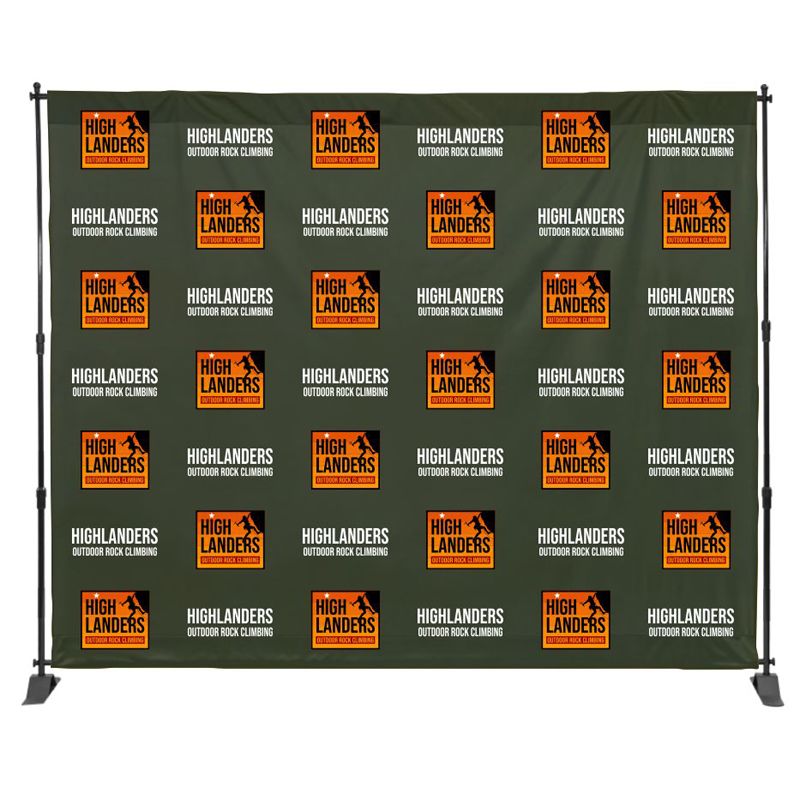 01_8ft x 10ft Step and Repeat Banner - Decorations