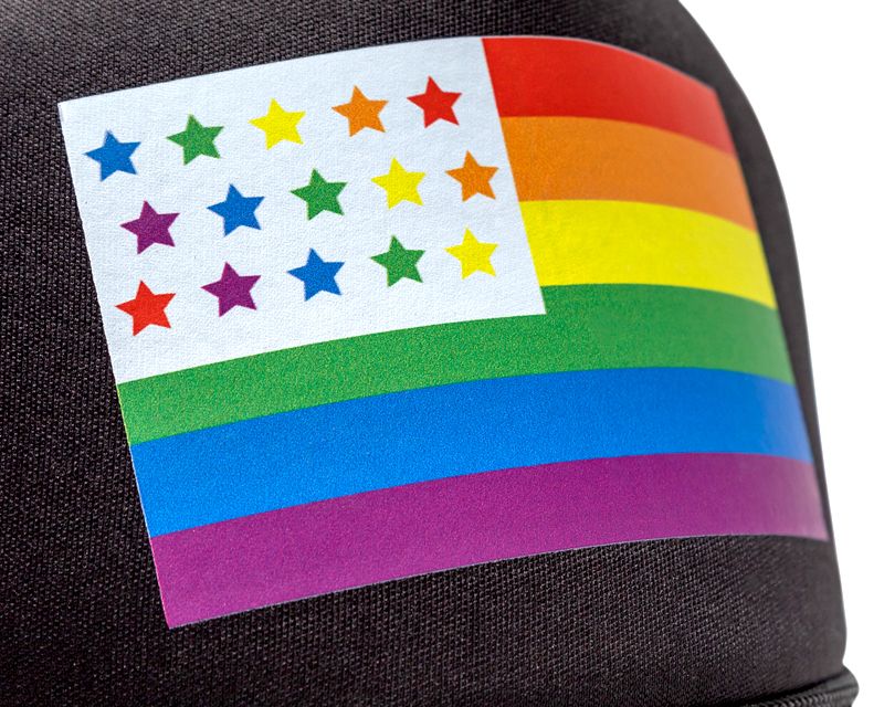 Custom LGBTQ Pride Embroidered Foam Trucker Hats - Baseball