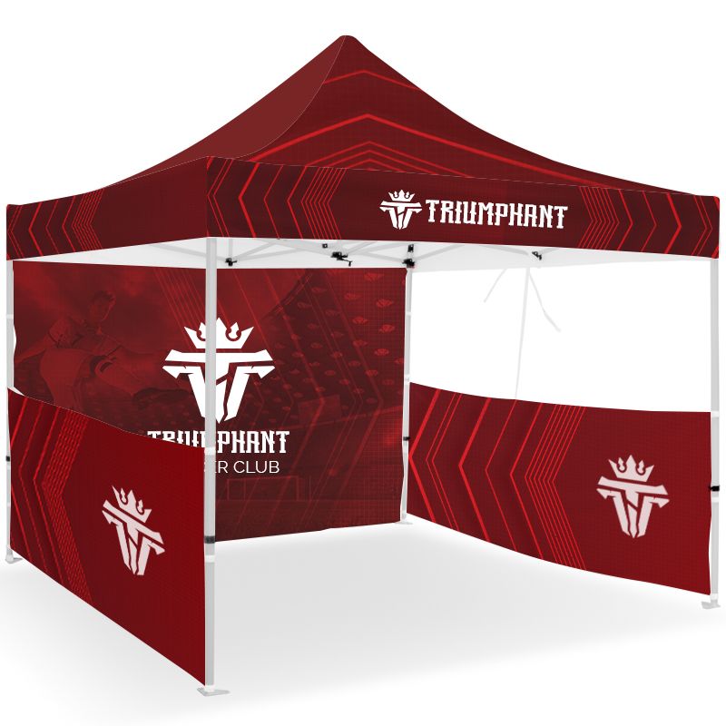 Full Color Pop Up Canopy Tents - Tablecloths &amp;amp; Tablecloth Sets