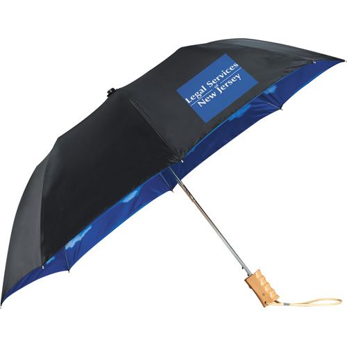 Blue Skies Auto Folding Umbrella - Umbrellas-folding