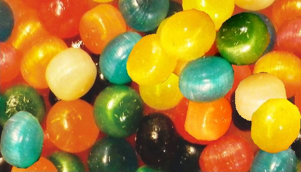 Assorted Fruit Balls  - Candy-hard Type