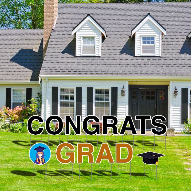 Congrats Grad Yard Letters - 