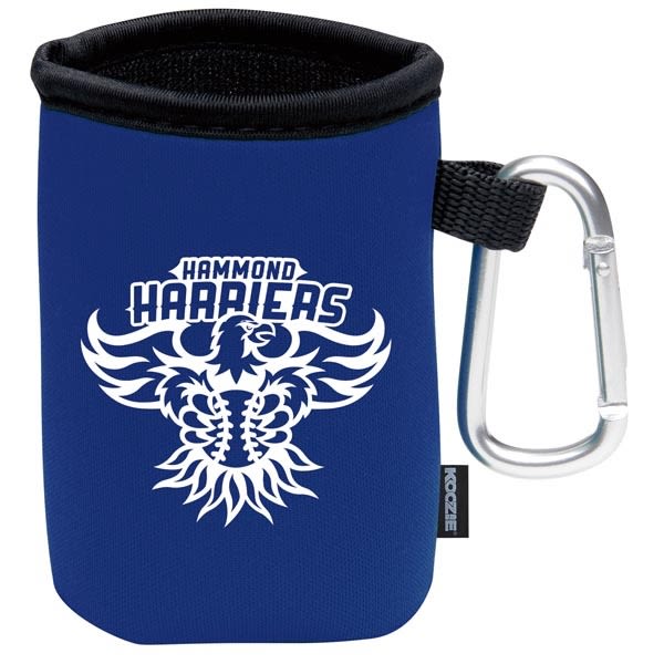 Collapsible KOOZIE (R) Can Kooler with Carabiner - Collapsible Koozie 