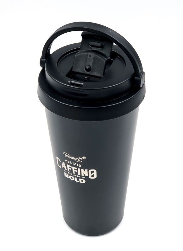 02_17 Oz. Laser Engraved Travel Coffee Tumblers With Handle - Tumbler