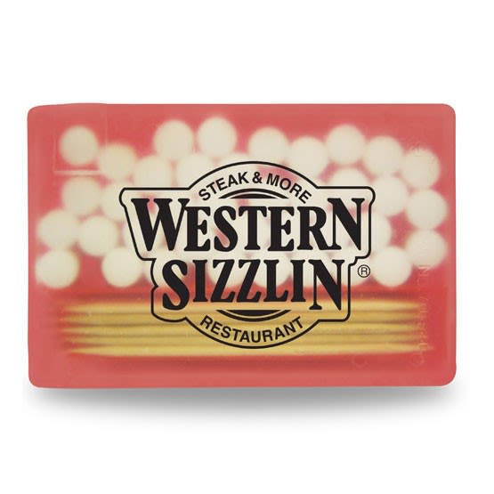 Rectangle Shaped Toothpicks n Mints - Matchboxes