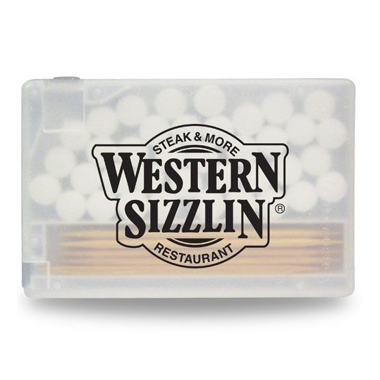 Rectangle Shaped Toothpicks n Mints - Match Boxes