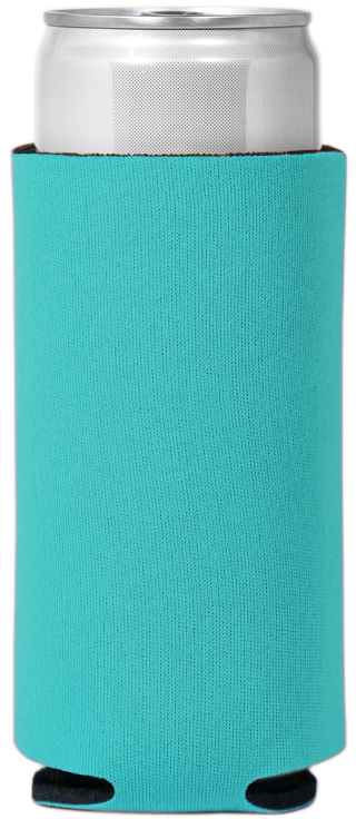 Turquoise - Slim Can Coolers