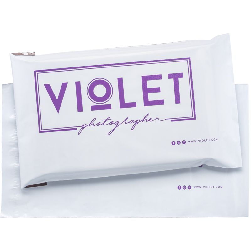 Custom 7.5 x 12 Inch Poly Mailer Shipping Bags - 