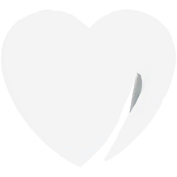 Jumbo Size Heart Shaped Letter Opener With Letter Openers