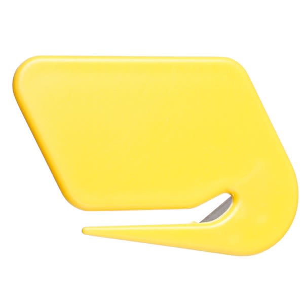 Economy Cutter Letter Openers - Yellow Blank - Letter