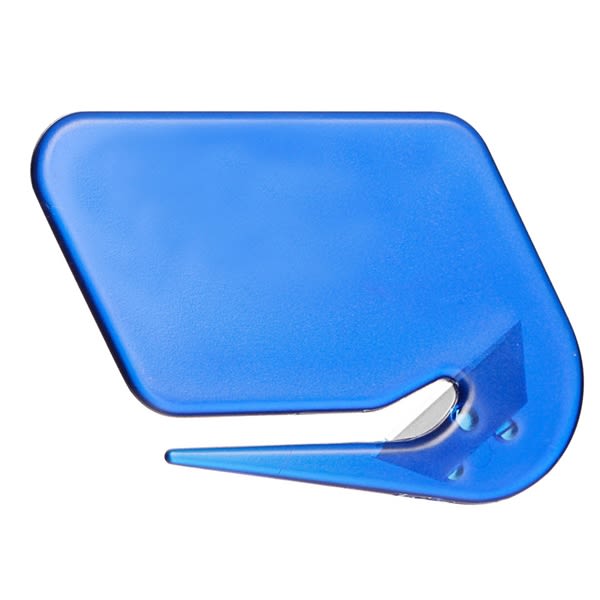 Economy Cutter Letter Openers - Trans Blue Blank - Paper